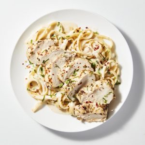 Truffled Fettuccine Alfredo with Grilled Chicken - Weekly Essentials